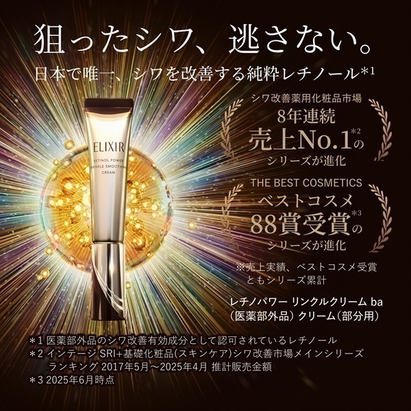 エリクシール レチノパワー リンクルクリーム L(22g)シュペリエル　×2 ELIXIR（エリクシール）シュペリエル レチノパワー リンクルクリーム L
