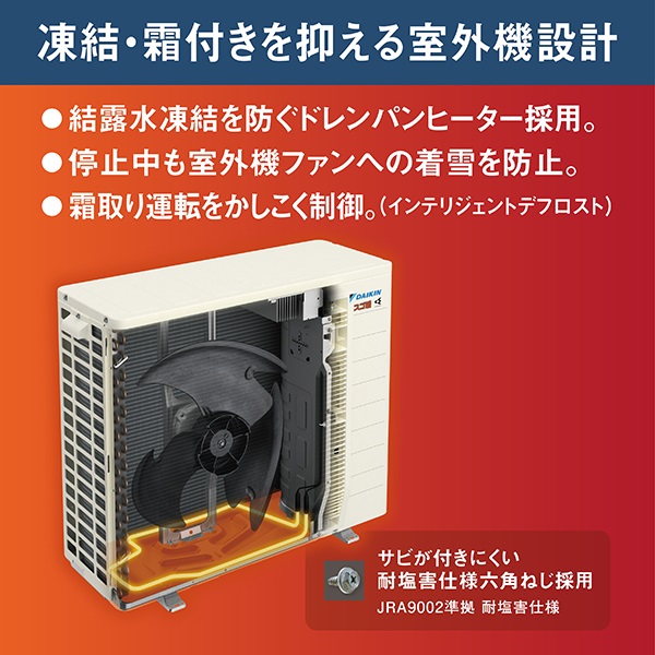 ダイキンエアコン17年式、室外機 ダイキン エアコン DXシリーズ 17畳～ | イオンスタイルオンライン