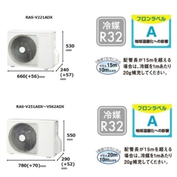 新品（展示品）エアコン 8~12畳用 フィルター自動洗浄＆空気清浄付　東芝 RAS-G281R　2021年製 東芝 自動フィルターお掃除＋プラズマ空清＋無風感空調搭載エアコン V