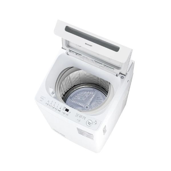シャープ 「穴なし槽」インバーター全自動洗濯機 ES-GV10K-W【標準配
