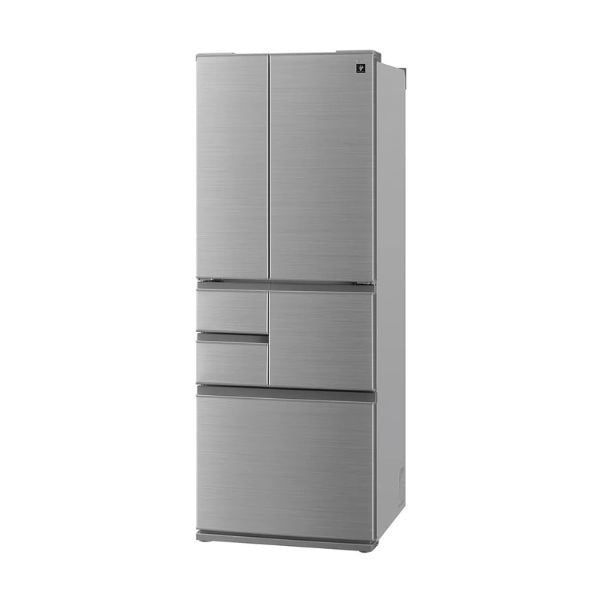 SHARP 502L 6ドア冷蔵庫 SJ-X502P-S【標準配送料2000円＋標準設置料 