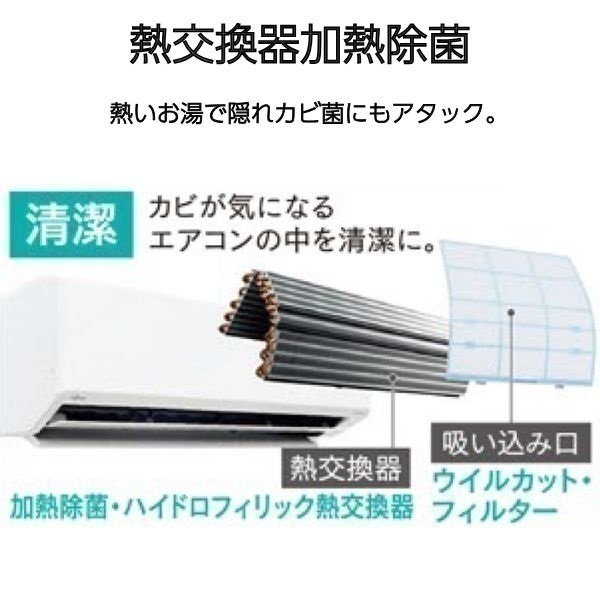 ゼネラル「新省エネ基準100％達成」エアコン ノクリアLシリーズ 【2.2