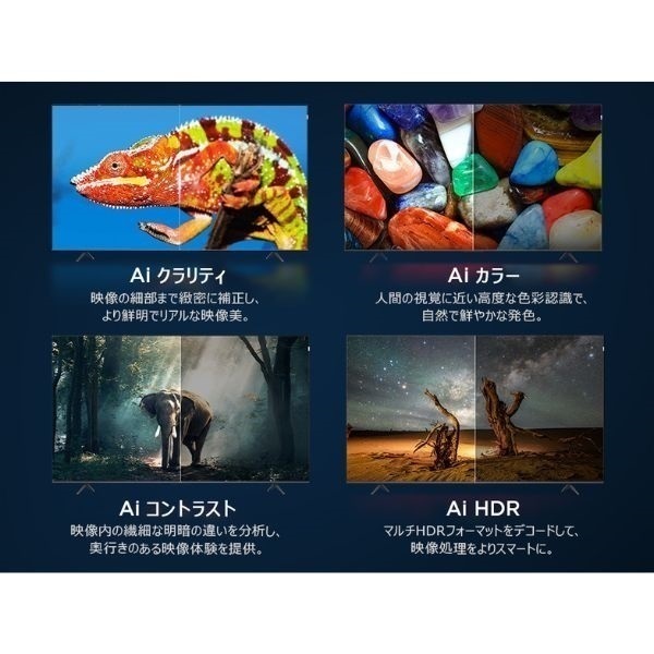 TCL 65v型4K液晶テレビ 65P61K＋2.1ch 100W サウンドバー S45H【標準配