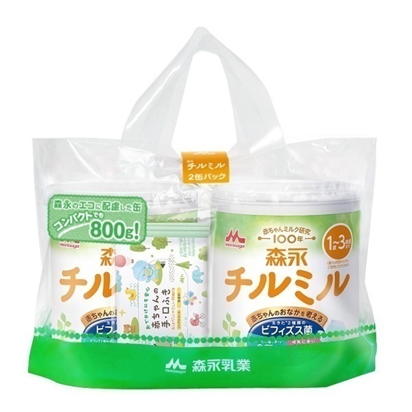 さち　ミルク３缶 ◇森永乳業 チルミル 大缶2缶パック 800g×2 : サンドラッグe