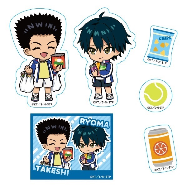 テニスの王子様 新テニスの王子様 ミニキャラステッカーセット（6枚