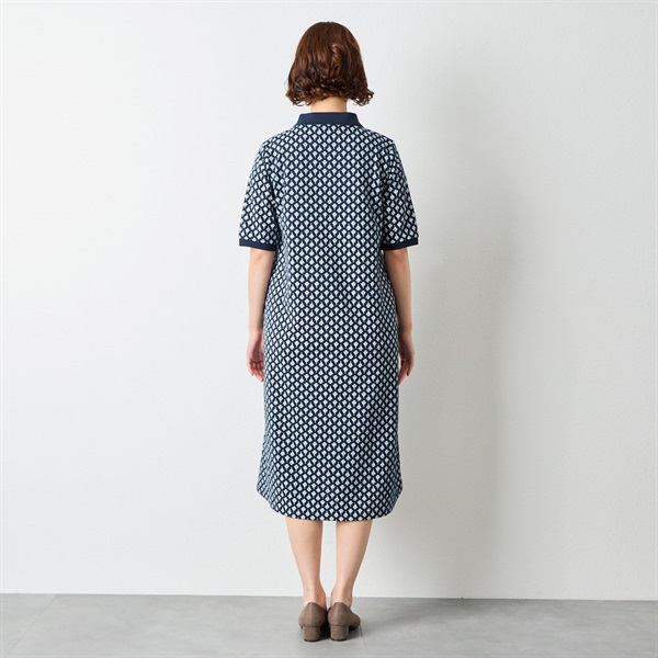 TD107ね@ JUNKO SHIMADA ドット ロングワンピース 40/L