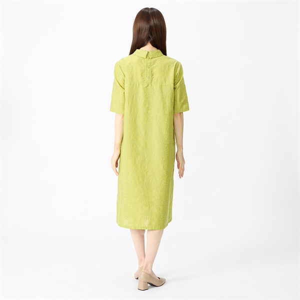 ア*ロ様 Jun’s ジュンズ カクタゴン 種子島 2-1 サテンゴールド マウ USAGI ONLINE限定カラー】jacquard line dress（マキシ丈/ロング