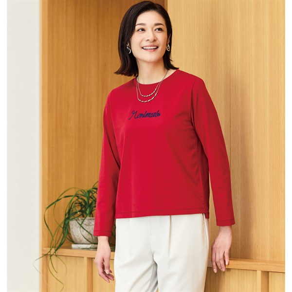 じゅんこ Tシャツ 裾スリットプリント PART2 BY JUNKO SHIMADA(パート2