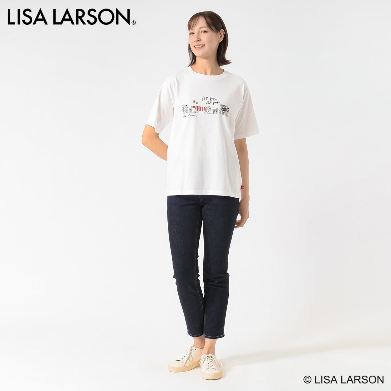 TVC(ティーヴィシー) リサ・ラーソン マイキー森歩きプリントTシャツ