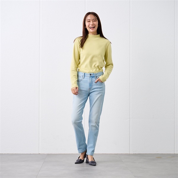 美品　S位　SKINNY FIT ストレッチ　オンオフ兼用STRETCH 丈が選べるシンプルなストレッチデニムスキニーパンツ