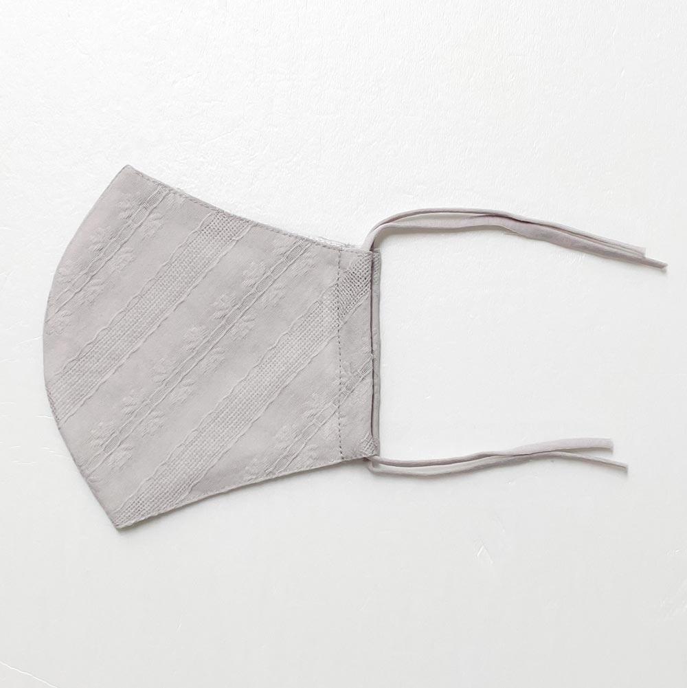 コットンマスク グレー系3柄 洗濯 32個セット m9469x2-32-HC20 3色セット ぐんまちゃん 立体マスク レギュラーサイズ(個包装