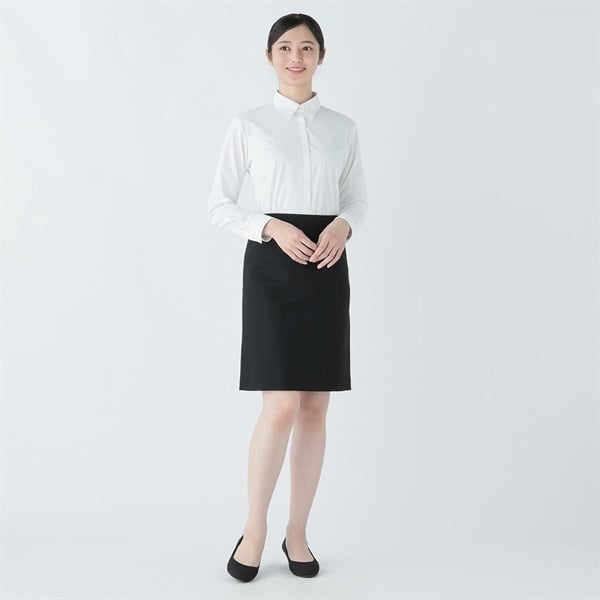 抗菌防臭長袖レギュラーシャツ レディス Purelast(ピュアラスト