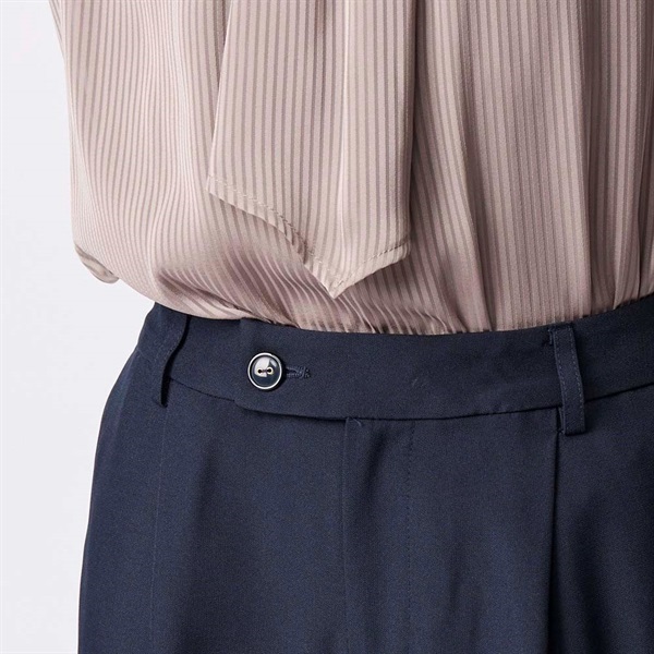 ESPRITMUR (エスプリミュール) タックテーパードパンツ 洗える 