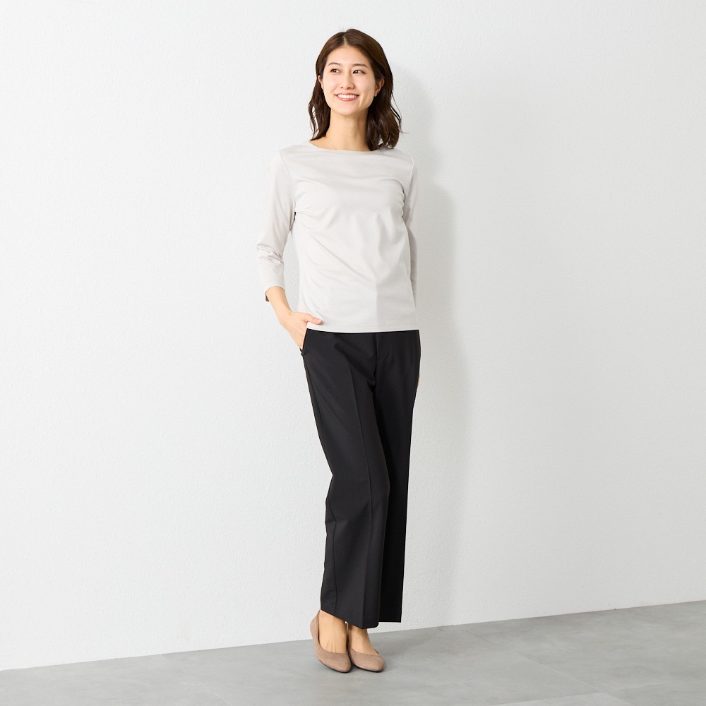 ブ‌レ﻿ス‌レ﻿ッ‌ト サ‌ン﻿ト‌ス デ‌ュ﻿モ‌ン チ‌ェ﻿ー‌ン ボートネック7分袖カットソー レディス ESPRITMUR (エスプリ