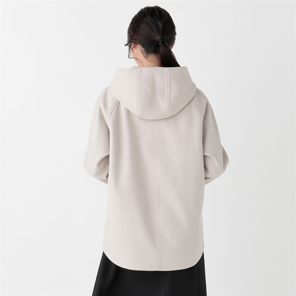 AirWOOLISH ジップフードコート レディス Purelast(ピュアラスト