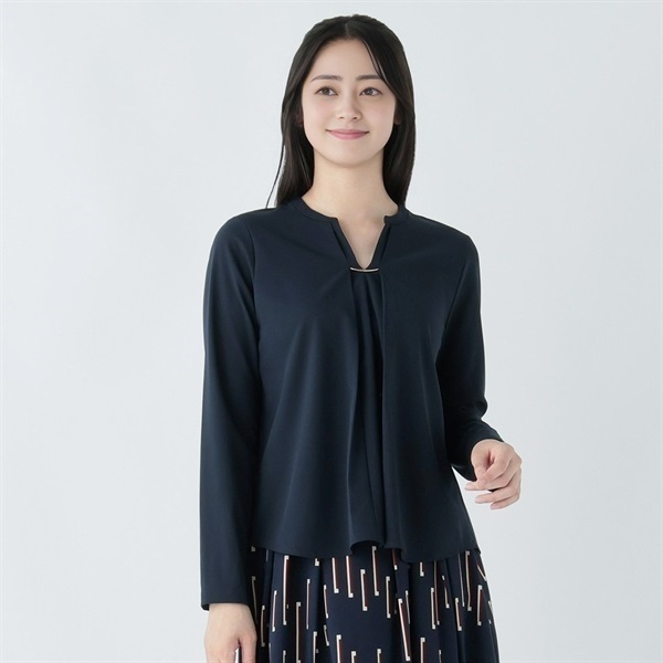 EMMA JAMES(エマジェイムス) 撥水美 バー付きブラウス レディス