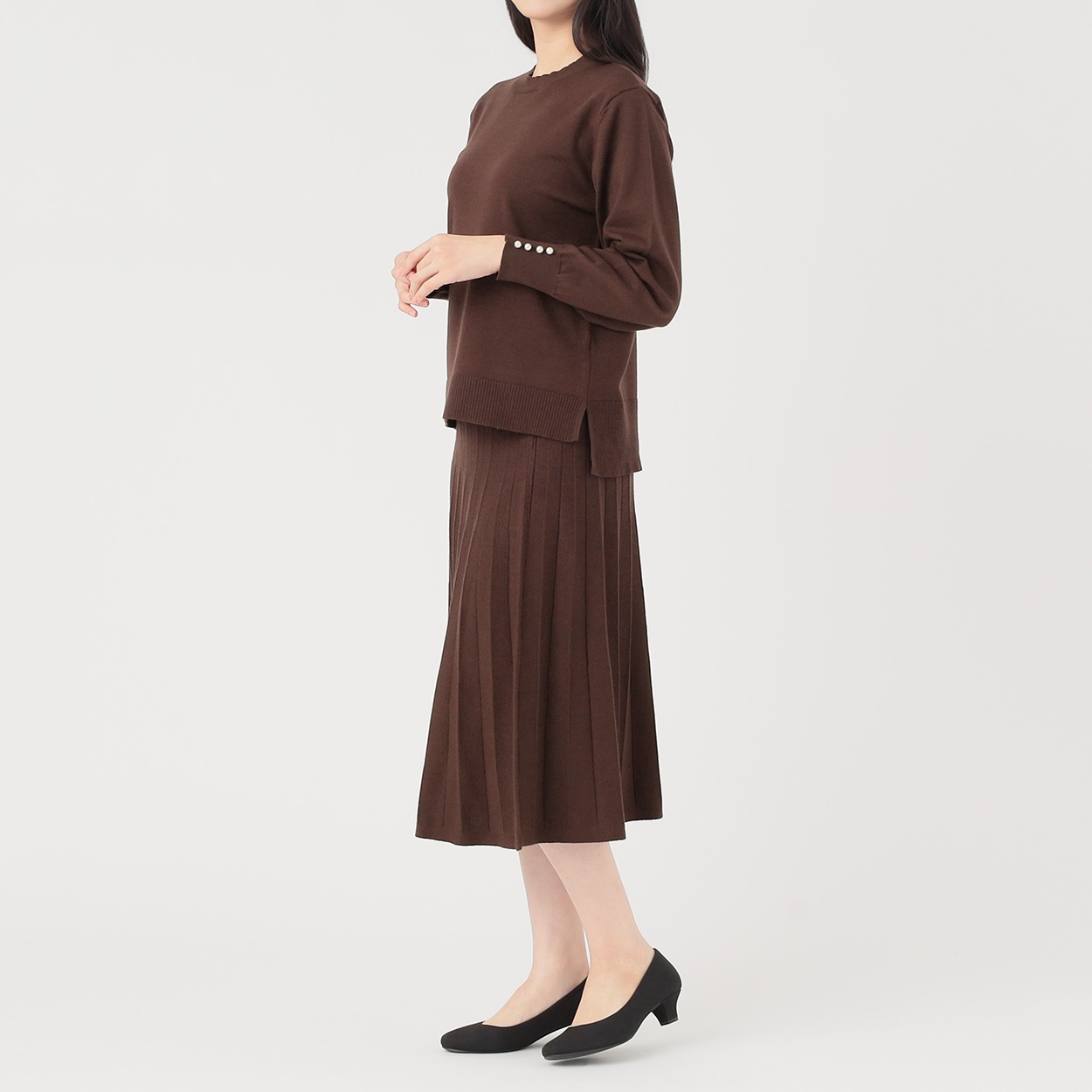 着回し ニットセットアップ レディス EMMA JAMES (エマジェイムス