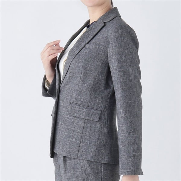 ツイードライク テーラードジャケット レディス ESPRITMUR(エスプリ