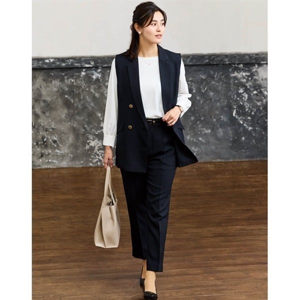 ツイードライク テーラードカラージレベスト レディス ESPRITMUR