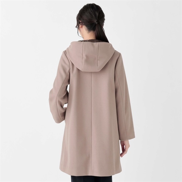 AirWOOLISH NEO フード脱着ミドル丈コート レディス Purelast(ピュア