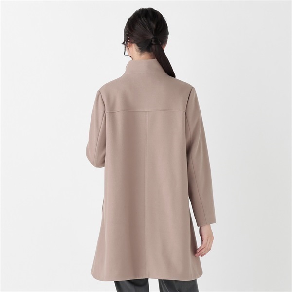 AirWOOLISH NEO スタンドロングコート レディス Purelast(ピュアラスト