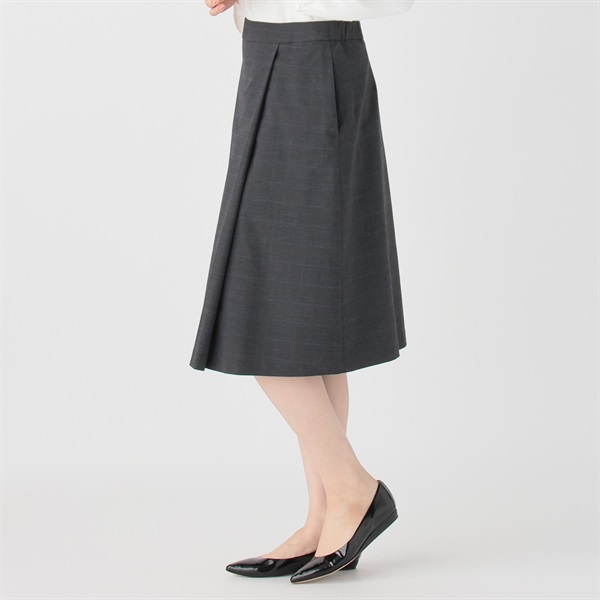 ブラシュドチェック スカート レディス ESPRITMUR(エスプリミュール