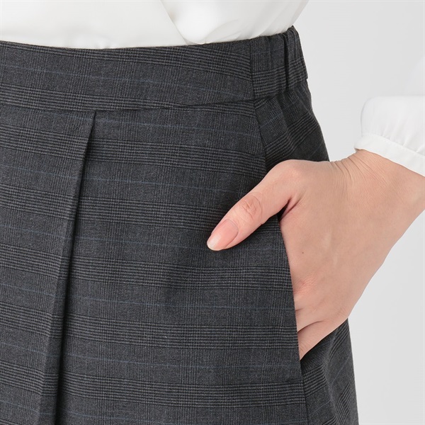 ブラシュドチェック スカート レディス ESPRITMUR(エスプリミュール