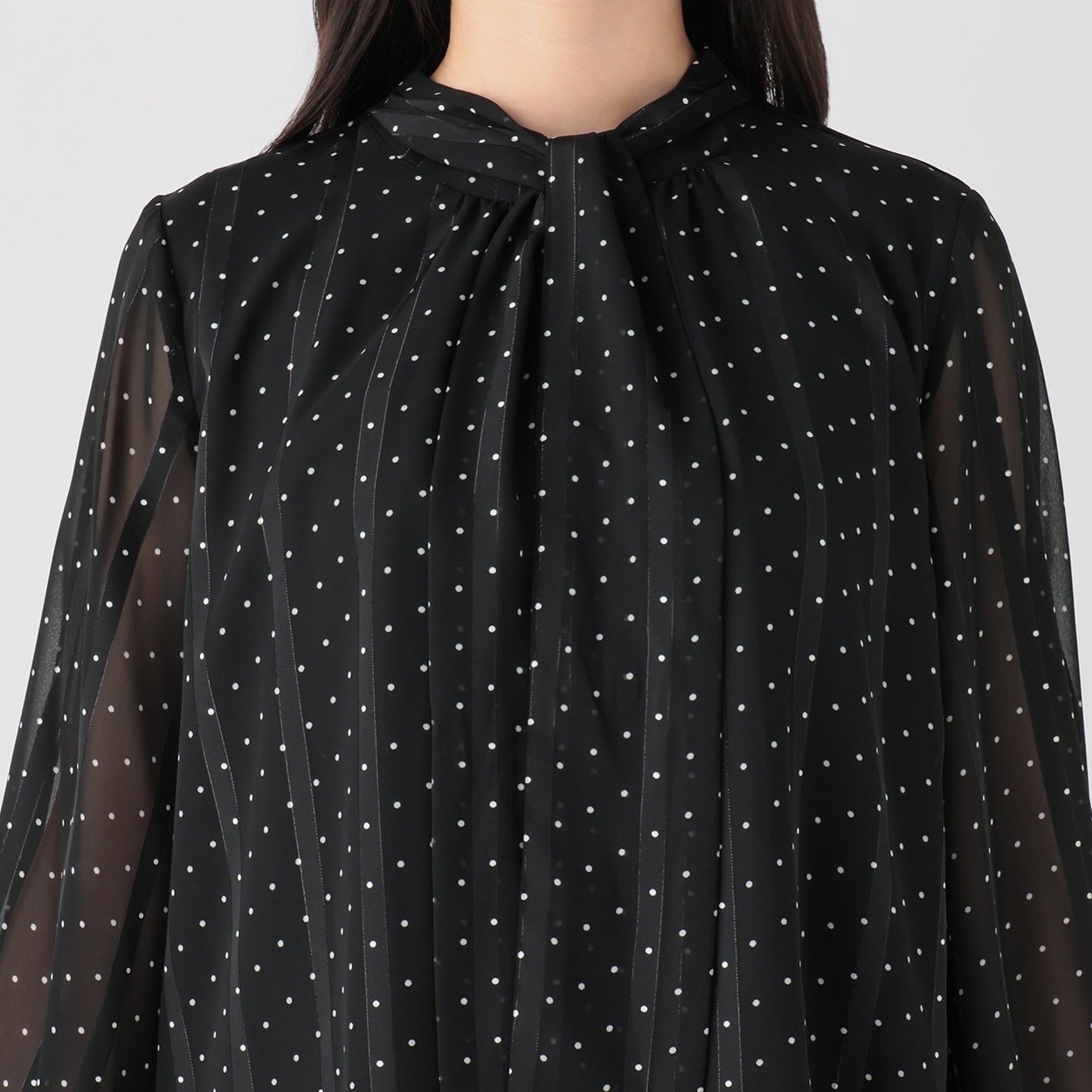 ドットプリントブラウス＋スカートセット レディス EMMA JAMES(エマ