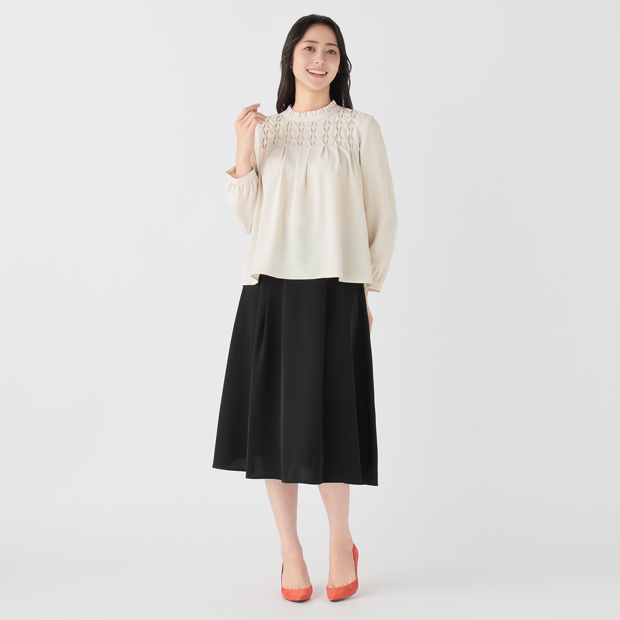 スモッグブラウス レディス EMMA JAMES(エマジェイムス) 257EM150HT