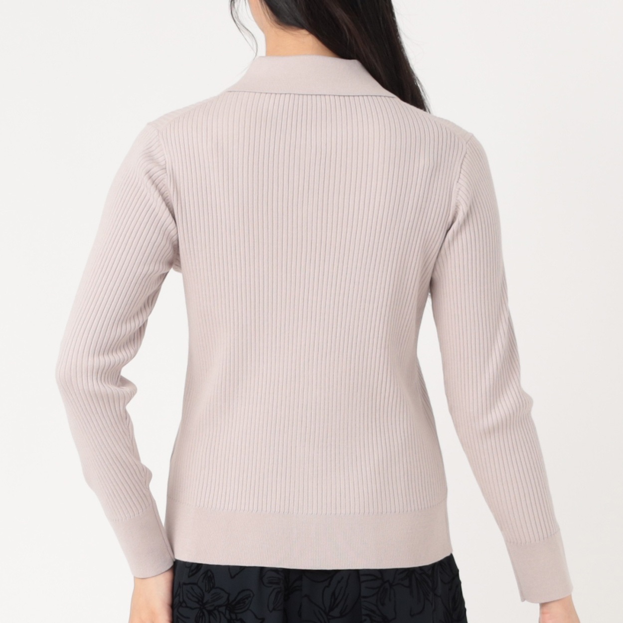 衿付きニットカーディガン レディス EMMA JAMES(エマジェイムス