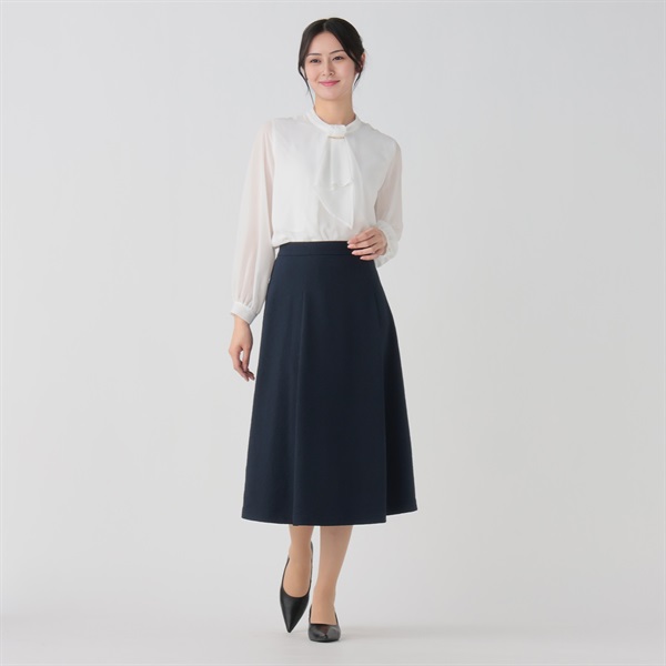 花柄ジャカード スカート レディス Purelast(ピュアラスト) 261PL411CT