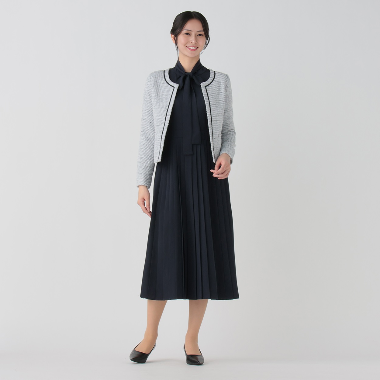 eLLa selectshop ツイードジャケット カルゼツイード ジャケット レディス Purelast(ピュアラスト