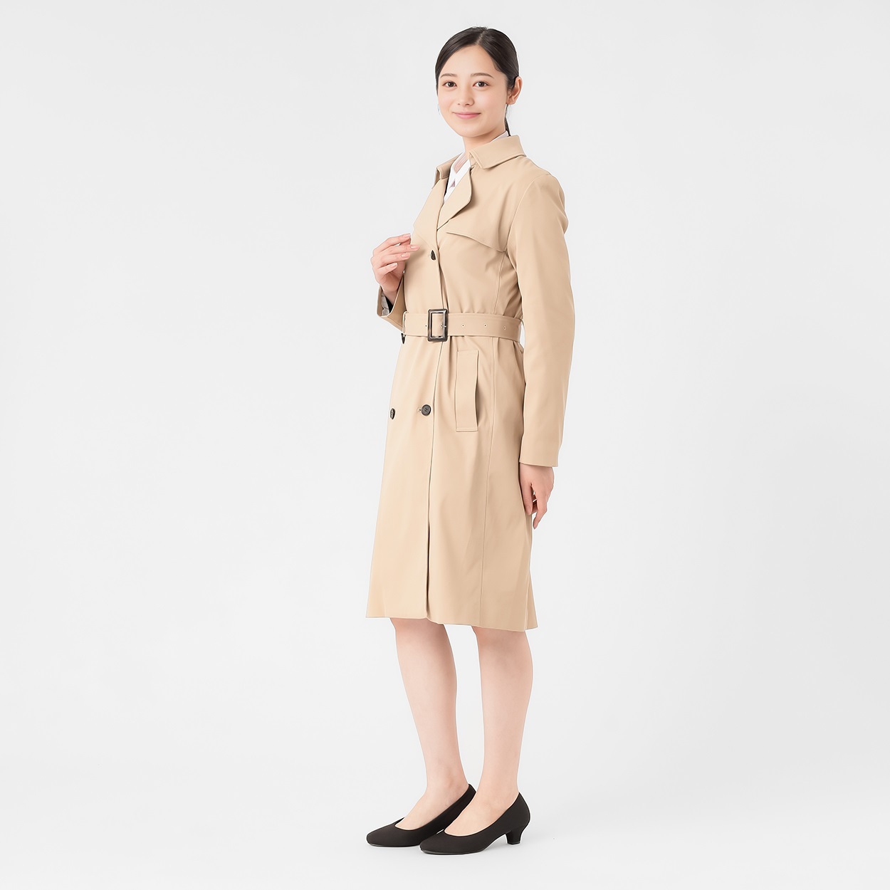 はっ水 トレンチコート レディス Purelast(ピュアラスト) 266PL001CT