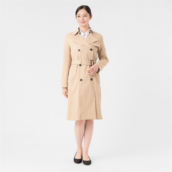 はっ水 トレンチコート レディス Purelast(ピュアラスト) 266PL001CT