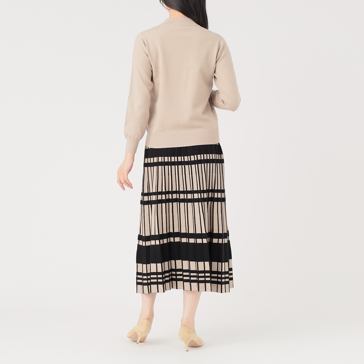 ニット配色セットアップ レディス EMMA JAMES (エマジェイムス