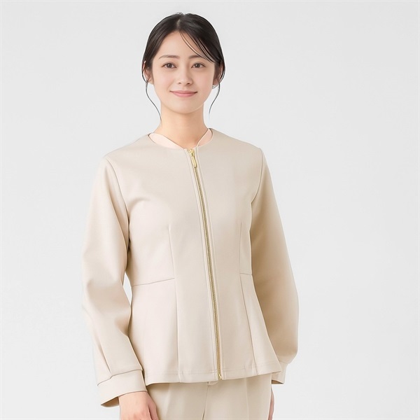 EMMA JAMES(エマジェイムス) キレイ目ダンボールニット ブルゾン