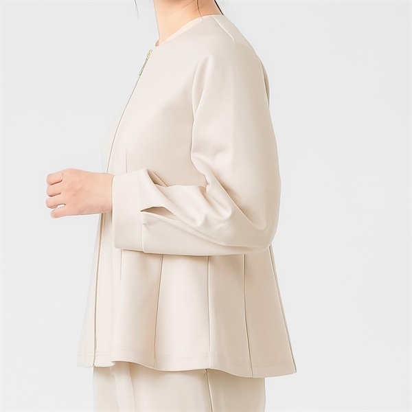 EMMA JAMES(エマジェイムス) キレイ目ダンボールニット ブルゾン