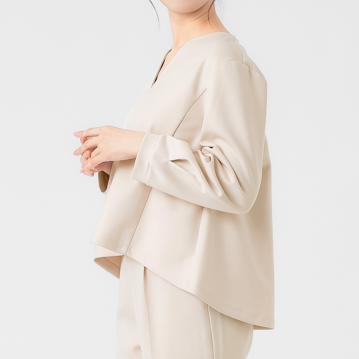 EMMA JAMES(エマジェイムス) キレイ目ダンボールニット プルオーバー