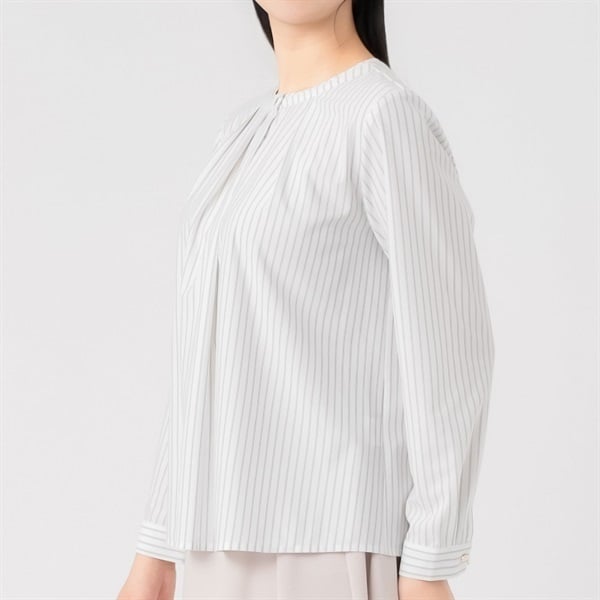 長袖二重衿ブラウス レディス EMMA JAMES(エマジェイムス) FU-5955