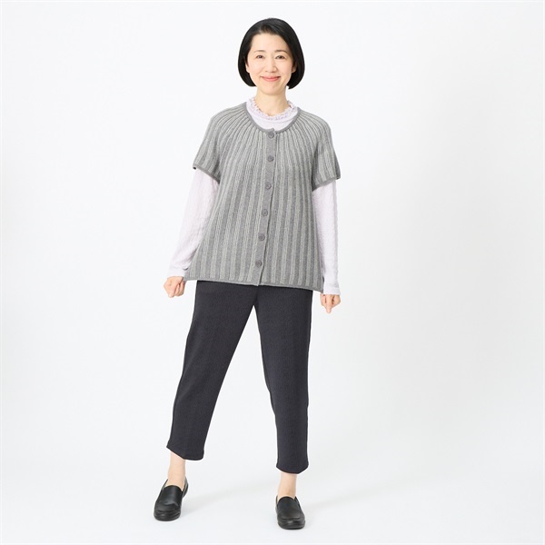 パンツ めちゃらく60丈 汚れにくい柄 レディス 着楽美(きらび