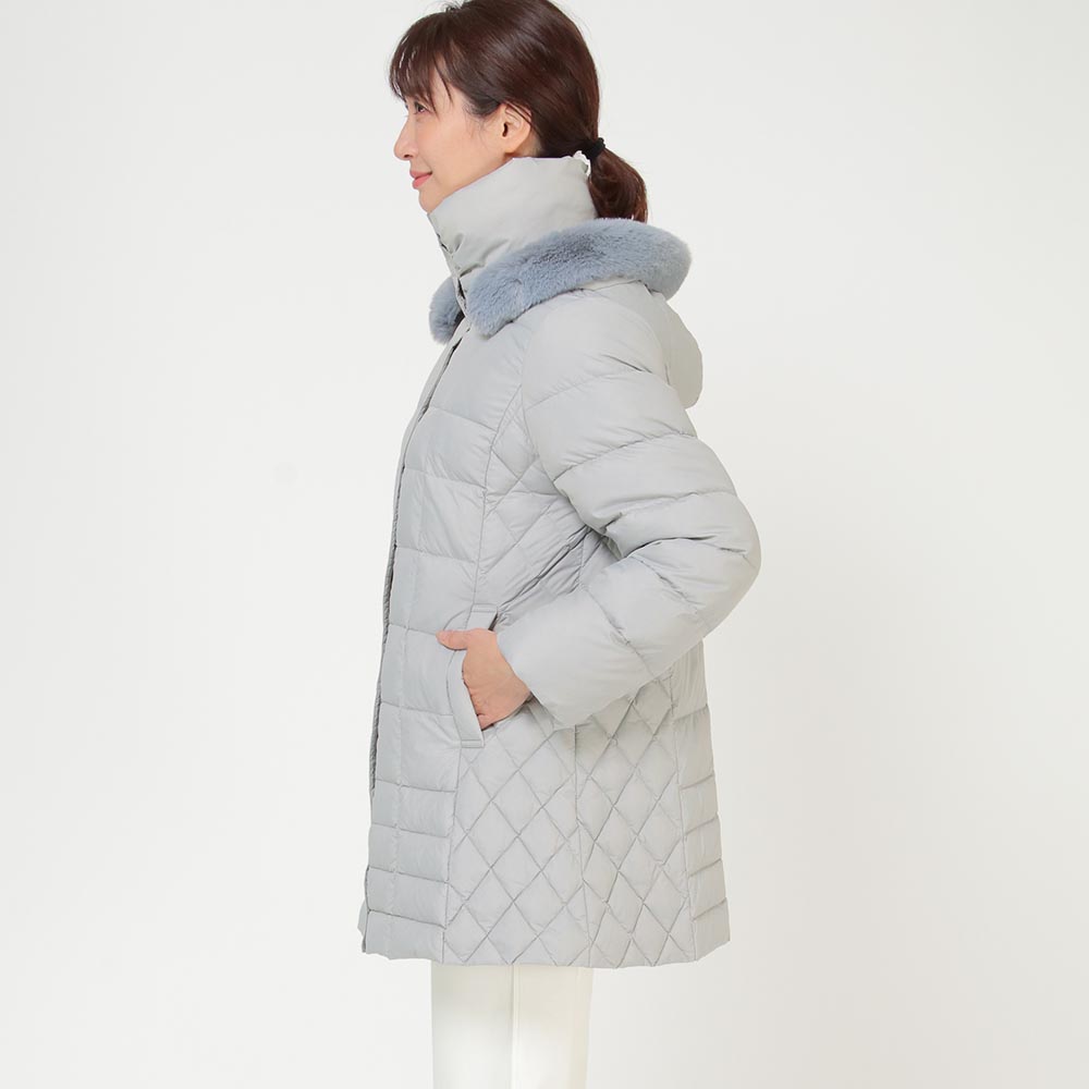 ダウンコート 76ダウンリテックスエコファー付き レディス | イオン