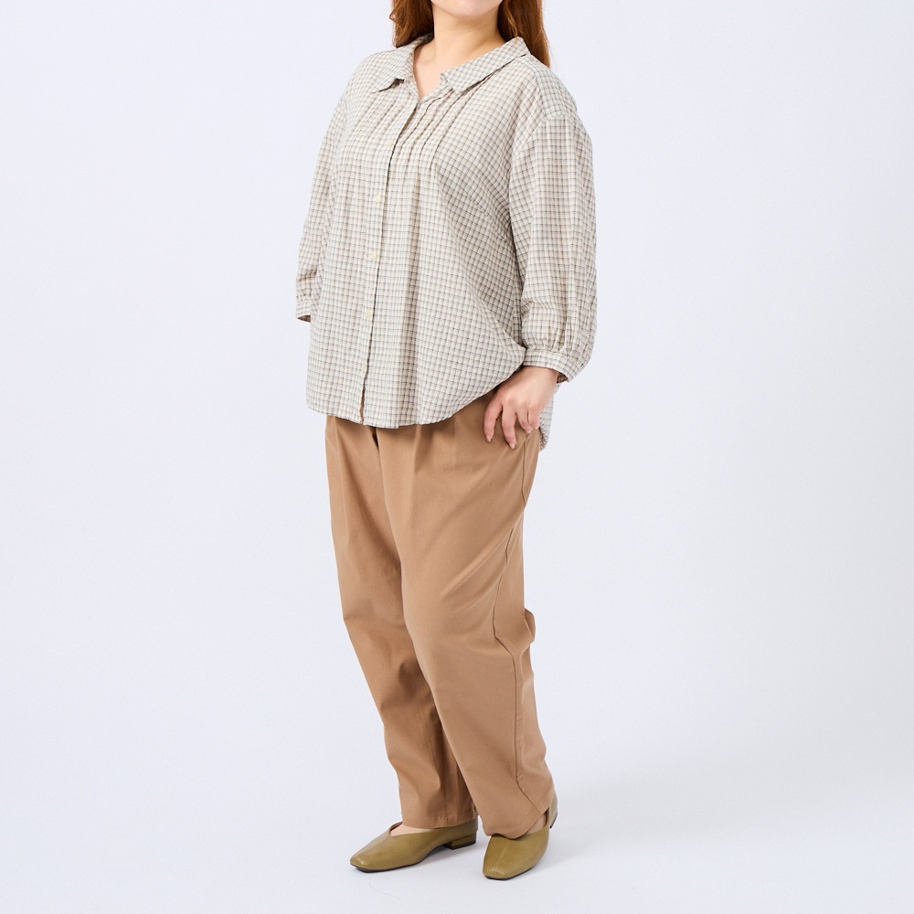ツイルバレルパンツ レディス 大きいサイズ noannu | イオンスタイル 