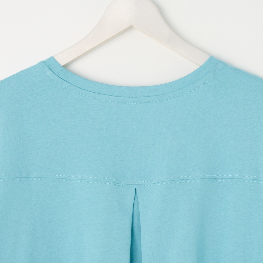 【新品未使用】ユキエモン Tシャツ おいのりリス 半袖M ブラウン オーガニックコットン 肩切替後ろタックロゴプリントTシャツ