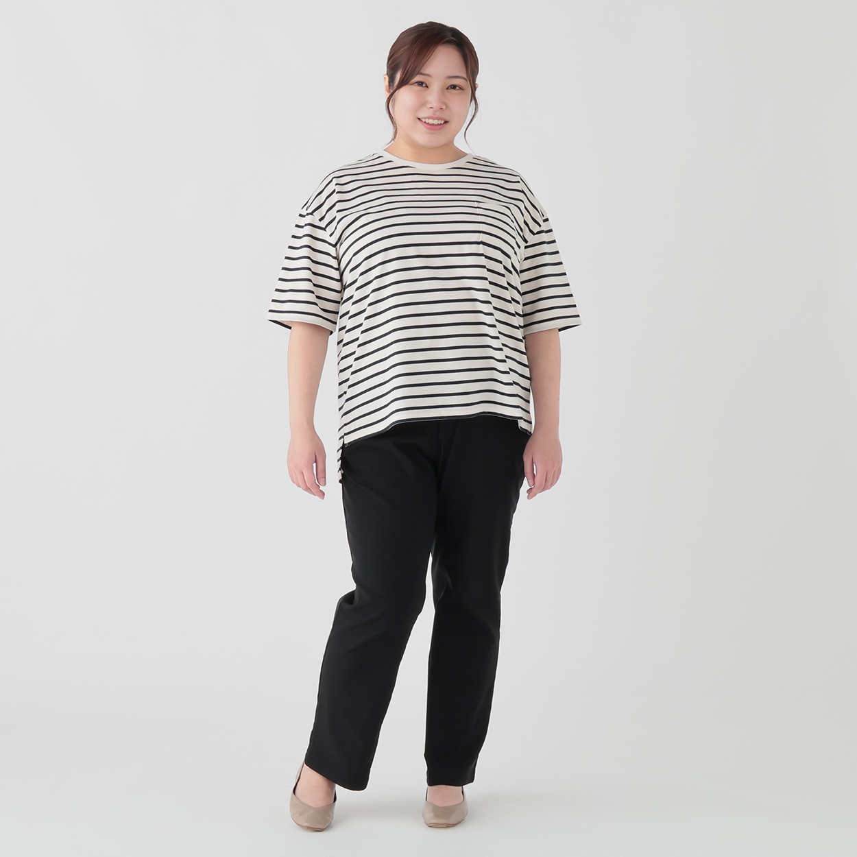 新品　2024SS パラスパレス nume ヌメ　リネン　ストレッチ　パンツ 美品]numeヌメ パラスパレス n♪リネンガウチョパンツ 麻混 日本