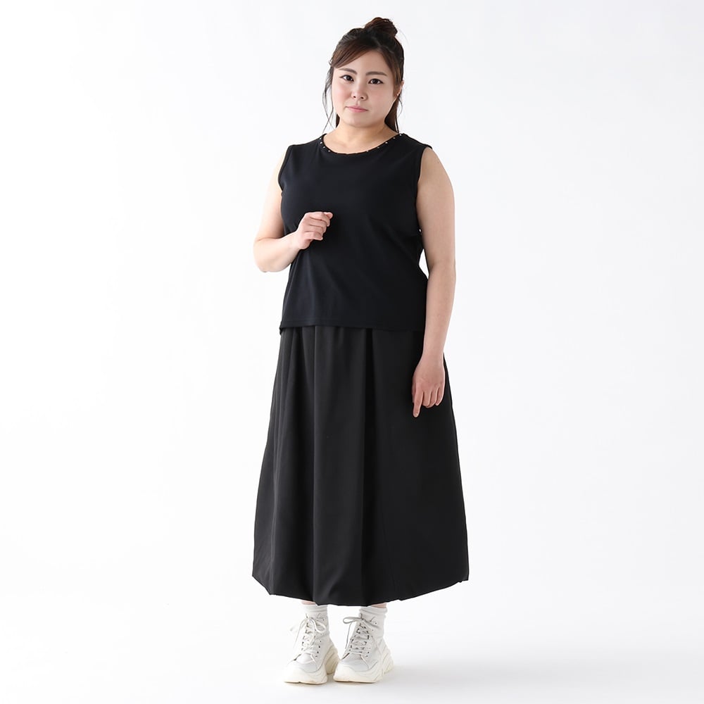 一度着用シルク100％★レッドヴァレンティノ★ラインストーンタンクトップ ラインストーンキャミタンク | AND ON JIONE STORE（アンドオン