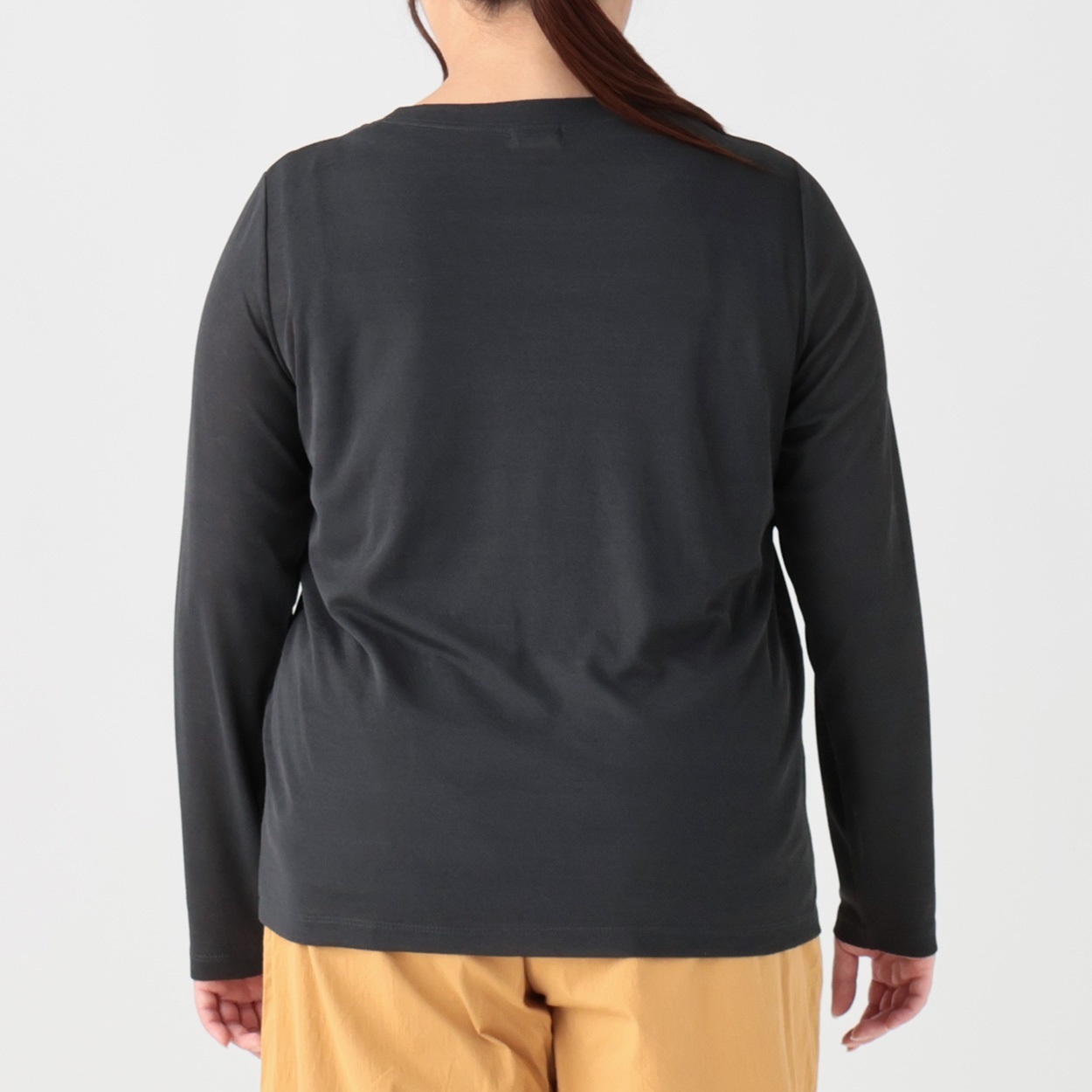 Fit me clothing＊裏地タンク付シアーロングTシャツ レディス