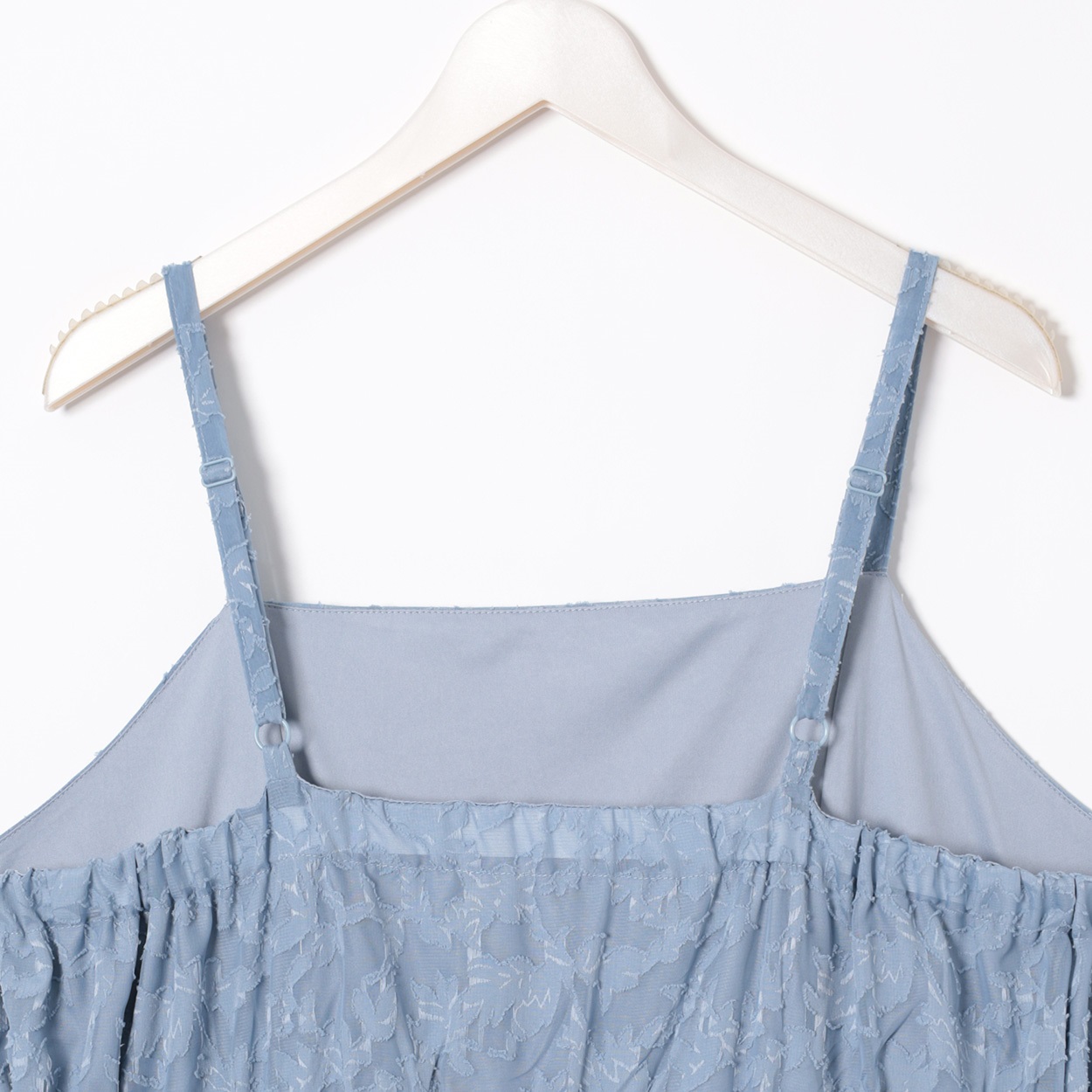 花柄シアーセットアップ レディス ぽっちゃりサイズのnoannu