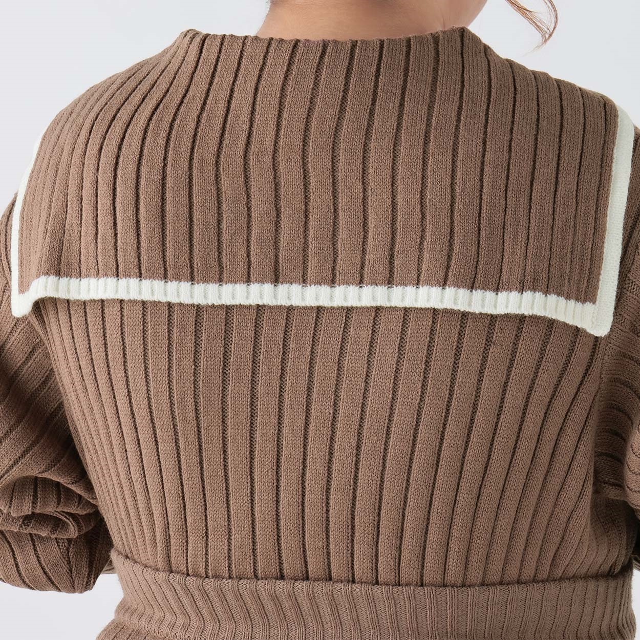   ニット セール】 【洗濯機可】ラムウールボトルネックプルオーバー （ニット