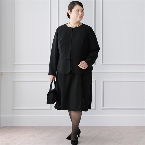 美品✨Plusnoa プラスノア　ショコラティエールワンピース　長袖　ブラック 美品✨Plusnoa プラスノア ショコラティエールワンピース 長袖