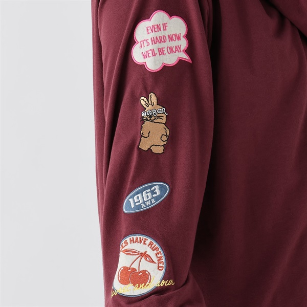 グラフィックスウェットプルオーバー レディス ぽっちゃりサイズの